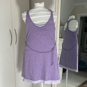 Purple Sleeveless Dress